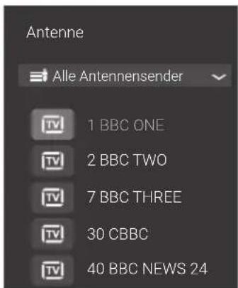 PANASONIC TX32GW324 - Öffnen Sie [Senderliste]. - 2
