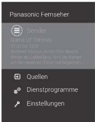 PANASONIC TX32GW324 - Wahlen Sie das Menu aus. - 1