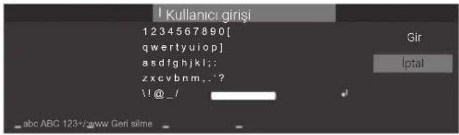 PANASONIC TX32GW324 - ■ Serbest giri mensüunden karakterleri giring - 1