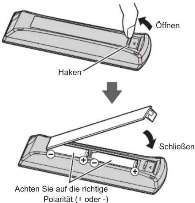 PANASONIC TX32GW324 - Einlagen/Entnahmen von Batterien - 1