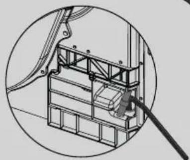 CANDY CSOE H9A3TE - Fitting the drain hose - 6