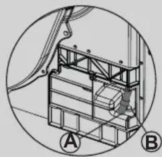 CANDY CSOE H9A3TE - Fitting the drain hose - 3