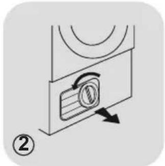 CANDY ROE H9A3TE - Pour nettoyer le filtre en éponge - 2