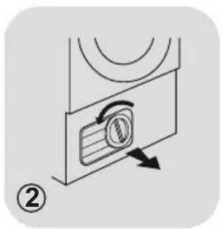CANDY ROE H9A3TE - So reinigen Sie den Schwammfilter - 2