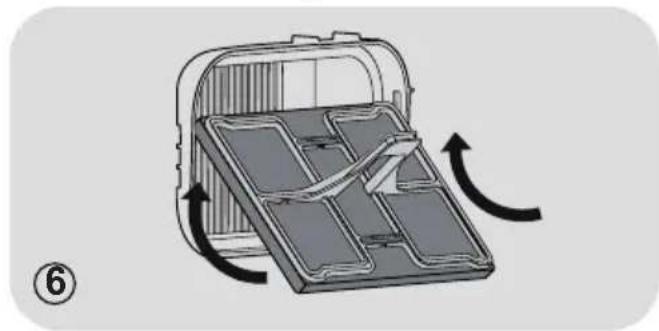 CANDY ROE H9A3TE - To clean the sponge filter - 6