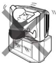 SONY SU36HS2 - WARNING / ADVERTENCIA / AVERTISSEMENT - 1