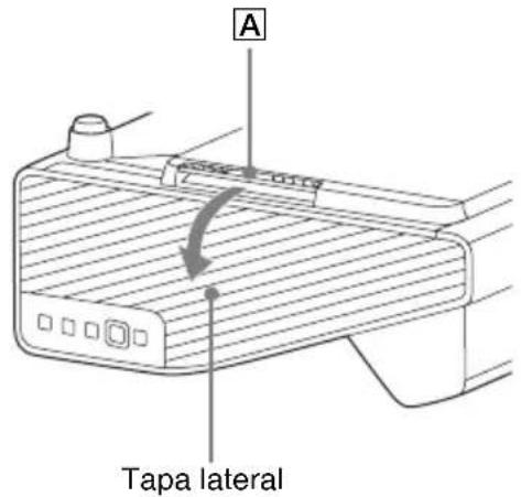SONY VPLSW620C - Abra la tapa lateral - 1
