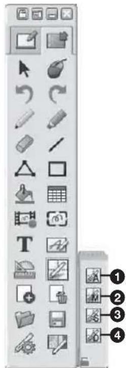 SONY VPLSW620C - Barre d'outils du crayon principal - 1