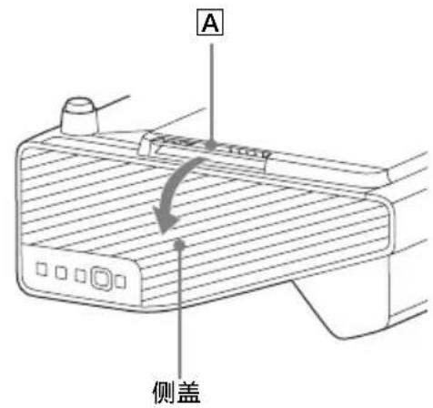 SONY VPLSW620C - 打开侧盖 - 1