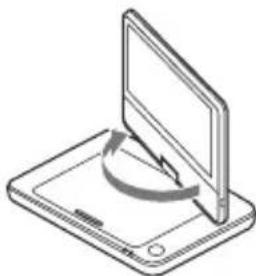 SONY DVPFX975 - Rotation et fermeture de l'afficheur LCD - 1