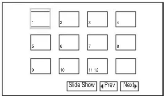 SONY DVPFX975 - Pour afficher la liste des vignettes - 1