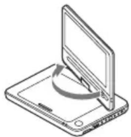 SONY DVPFX955 - Rotating and Folding Down the LCD Panel - 1