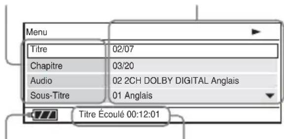 SONY DVPFX935 - Appuyez sur DISPLAY pendant la lecture d'un DVD. - 1
