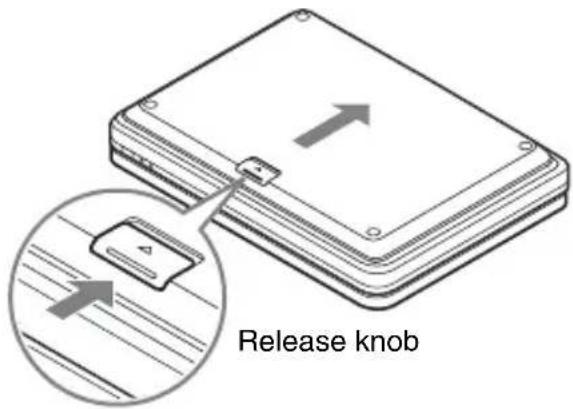 SONY DVPFX935 - To remove the battery pack - 1