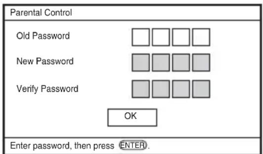 SONY DVPFX935 - To change the password - 1