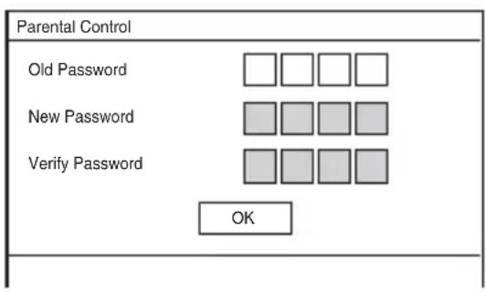 SONY DVPFX755 - To change the password - 1