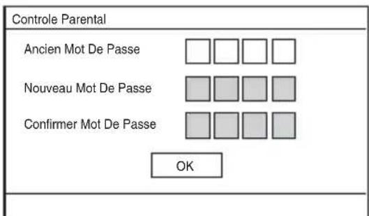 SONY DVPFX755 - Pour modifier le mot de passer - 1