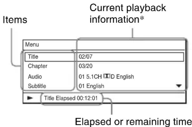 SONY DVPFX755 - Press DISPLAY while playing a DVD. - 1