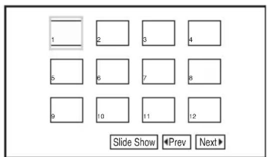 SONY DVPFX755 - To display the list of thumbnails - 1