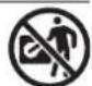 PANASONIC U16MF3E8 - ! WARNING - 3