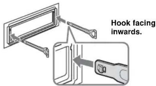 SONY CDXR3310 - Remove the unit. - 1