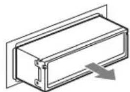 SONY CDXR3310 - Remove the unit. - 3