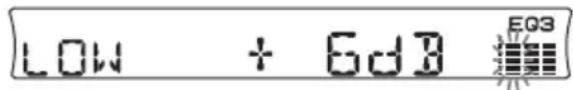 SONY CDXR3310 - Adjusting the equalizer curve — EQ3 - 1