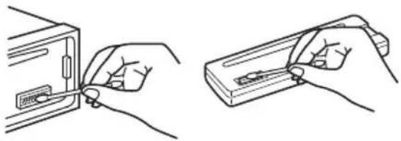 SONY CDXR3310 - Cleaning the connectors - 1