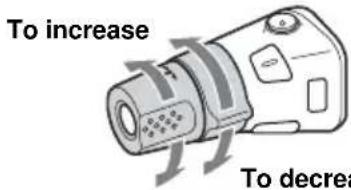SONY CDXR3310 - Changing the operative direction - 1