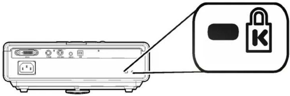 LG DX125 - 使用Kensington®鎖 - 1