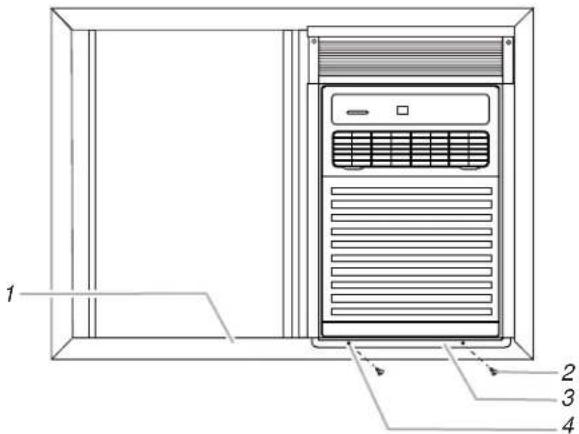 WHIRLPOOL ACS082PP - Install air conditioner in window - 1