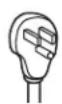 WHIRLPOOL ACS082PP - Power supply cord plug outlet - 1