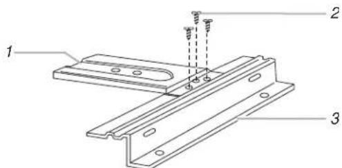 WHIRLPOOL ACS082PP - Installation de la plaque de fixation - 1