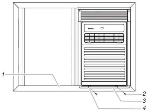 WHIRLPOOL ACS082PP - Install air conditioner in window - 1