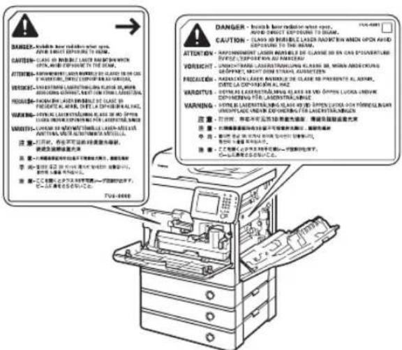 CANON imageRUNNER 1730i - CAUTION - 3