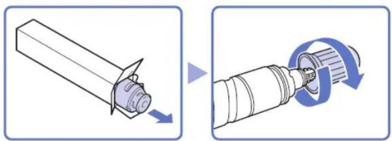 CANON imageRUNNER 1730i - Take the new toner cartridge out of the package and uncap it. - 1