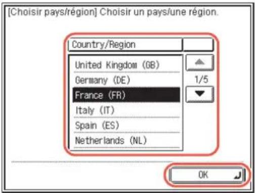[Choisir pays/région] Choisir un pays/une région. Country/Region United Kingdom (GB) Germany (DE) France (FR) Italy (IT) Spain (ES) Netherlands (NL) 1/5 OK