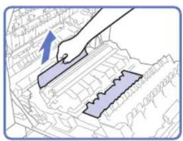Diagram showing a hand using a tool to interact with a vehicle or road surface, with an arrow indicating direction.