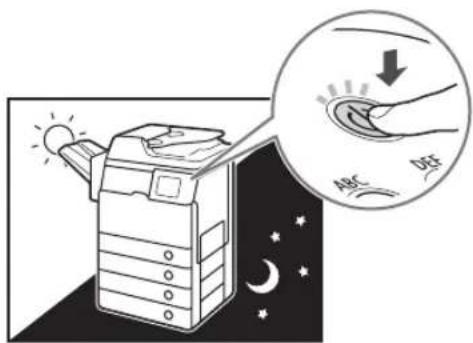 CANON imageRUNNER 1730i - Ahorro energético - 1