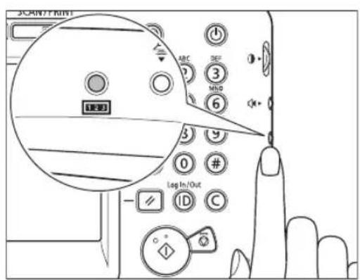 SCAN/PRINT ABC BEF 3 MHD 6 LED 3 9 0 # Log In/Out ID C