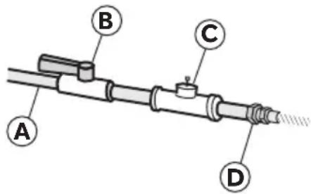 HAIER GDG560BW - Gas Supply Line - 1
