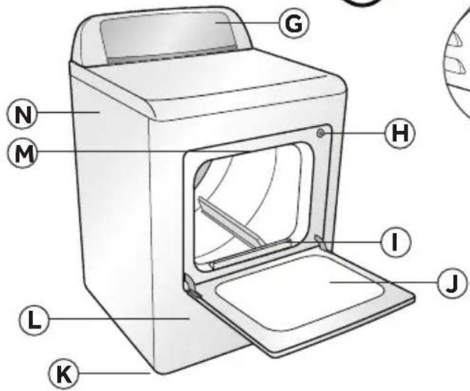 HAIER GDE560BW - ÉTAPE 3 – CHARGEMENT DE LA SÉCHEUSE - 2