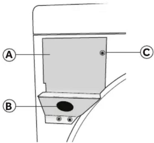 HAIER GDE560BW - ÉTAPE 2 – POSE D'UN CORDON D'ALIMENTATION ÉLECTRIQUE SUR LA SÉCHEUSE (SÉCHEUSE ÉLECTRIQUE UNIQUEMENT) - 1