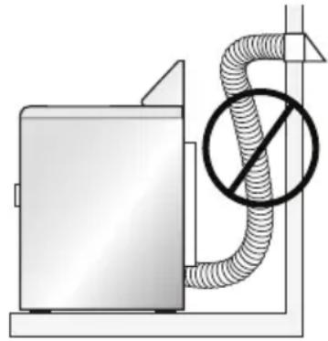 HAIER GDE560BW - INSTALLATION DE LA SÉCHEUSE - 1