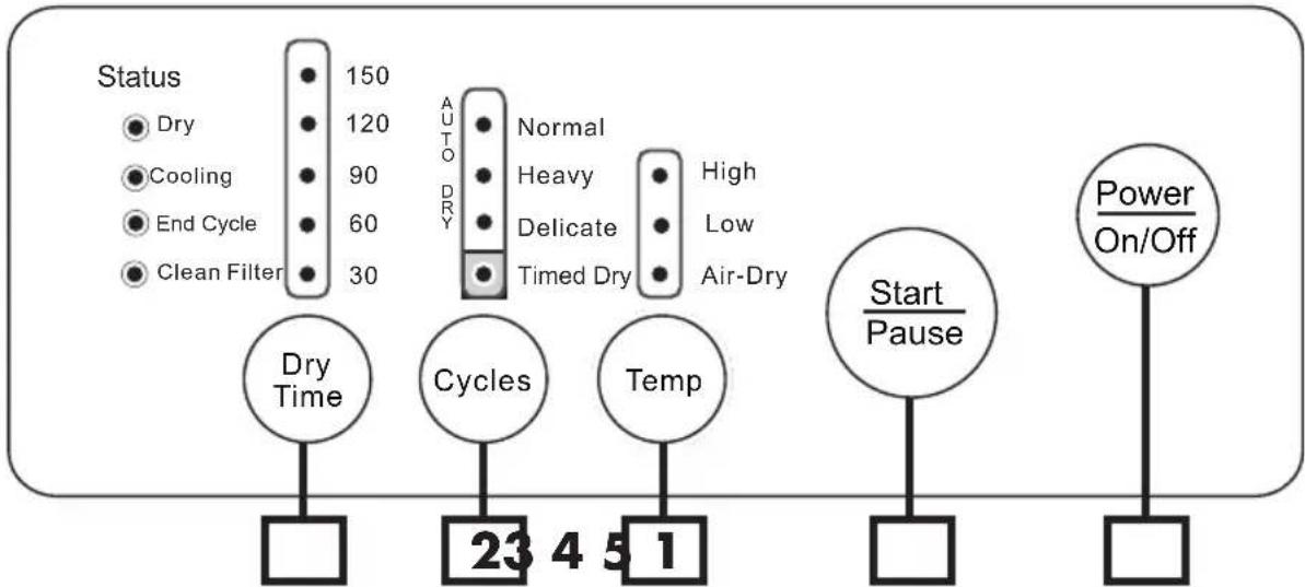 HAIER HLP141E - Timed Dry Cycle Manual - 1