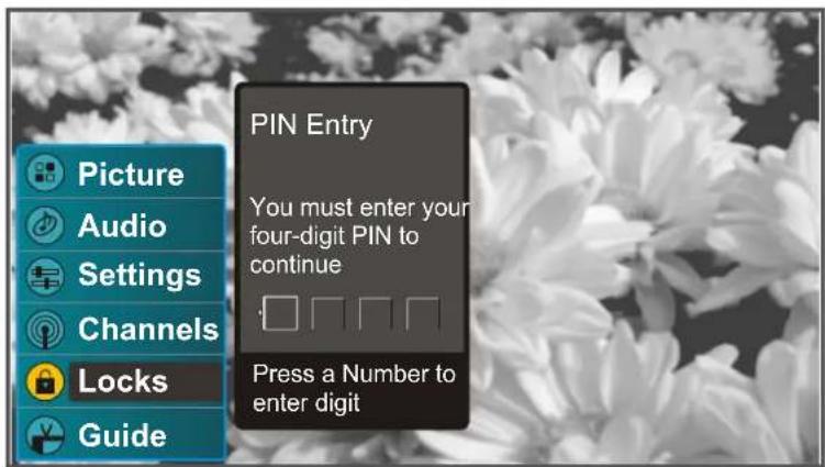 VOXX FPE2706 - Accessing Locks Menu - 5