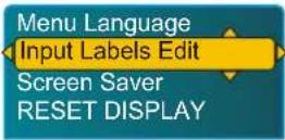 VOXX FPE3206 - Editing Input Labels - 3