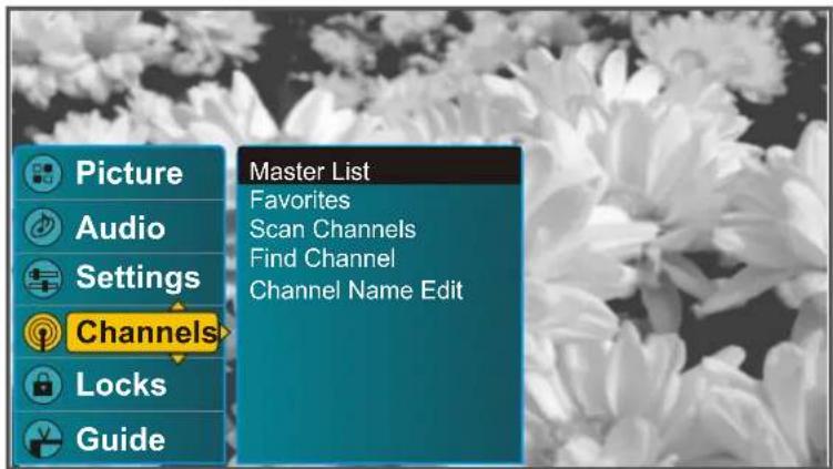 VOXX FPE3206 - Accessing Channels Menu - 4