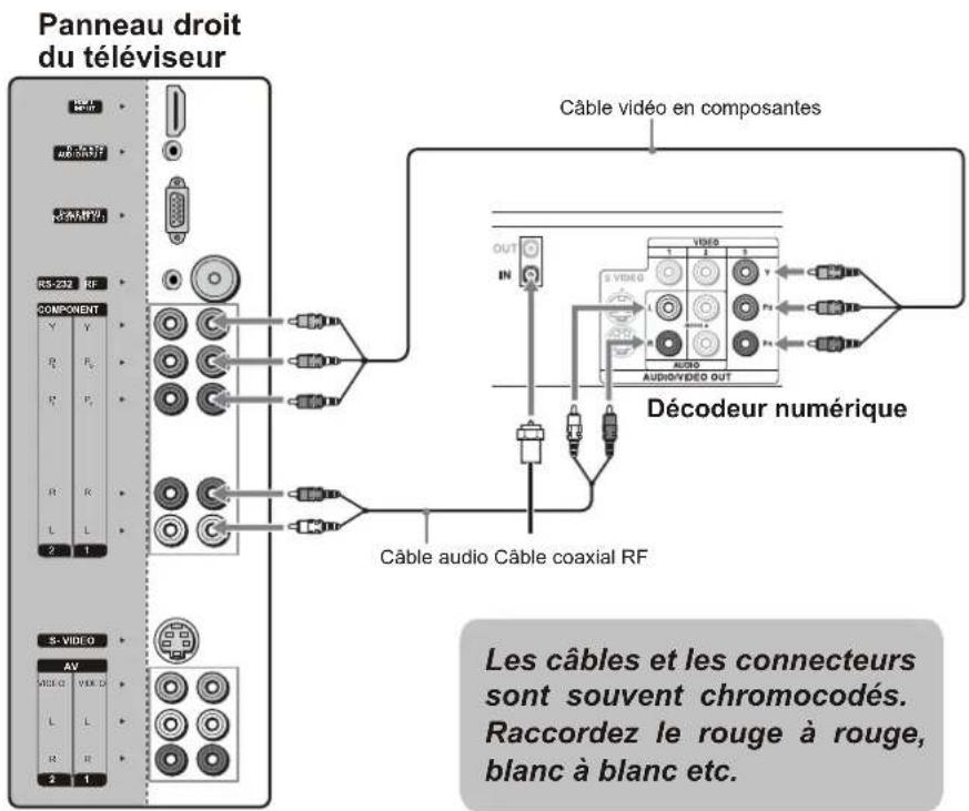 VOXX FPE3206 - Branchement du décodeur numérique - 1
