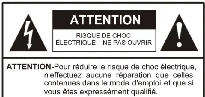 VOXX FPE3206 - AVERTISSEMENT - 1